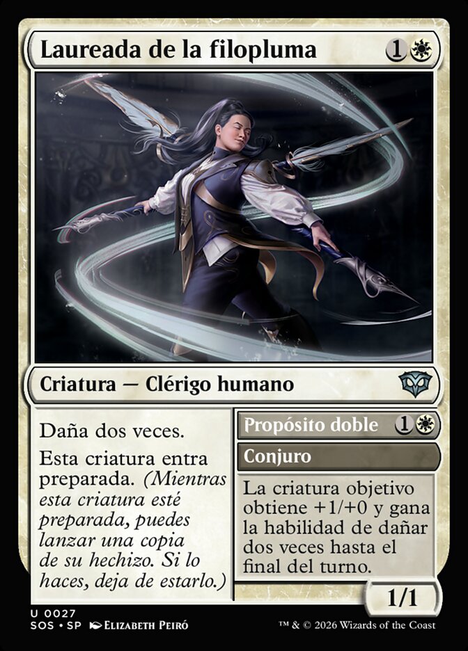 Quill-Blade Laureate // Twofold Intent
