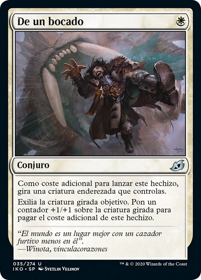 De un bocado