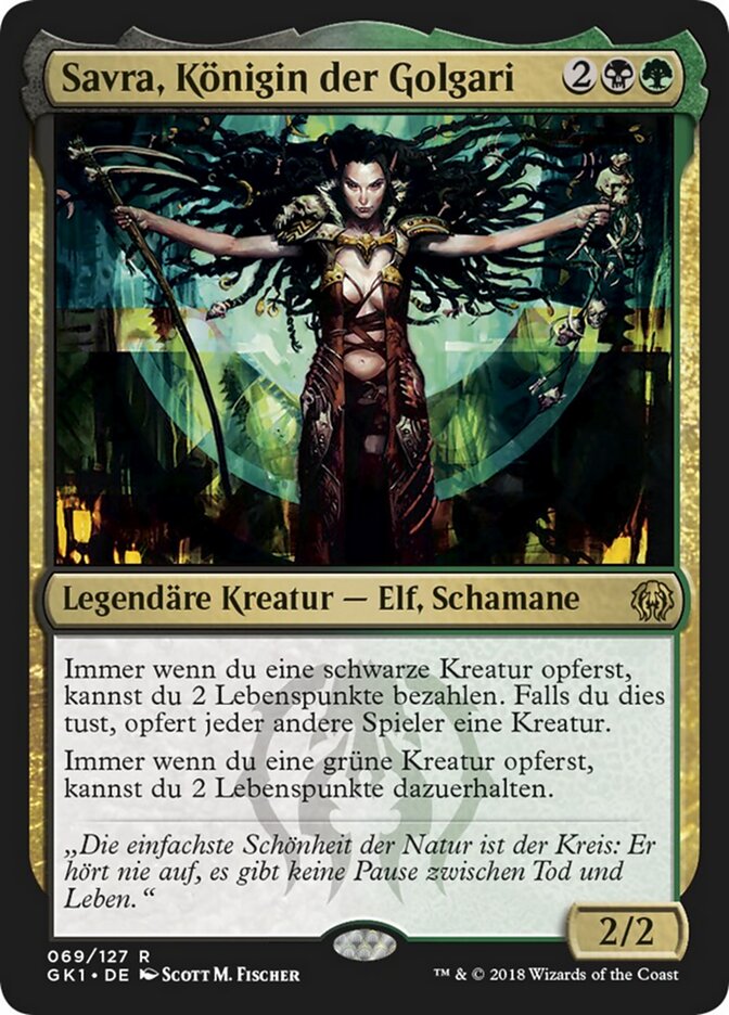 Savra, Königin der Golgari