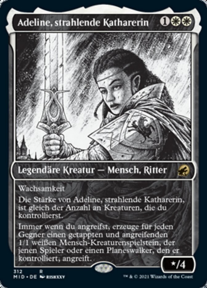 Adeline, strahlende Katharerin