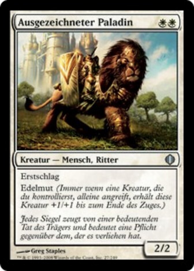Ausgezeichneter Paladin