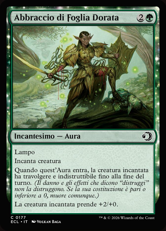 Abbraccio di Foglia Dorata