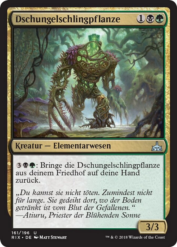 Dschungelschlingpflanze