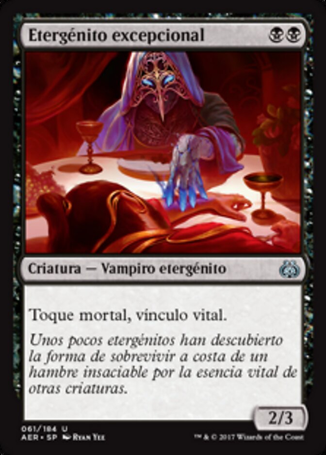 Etergénito excepcional