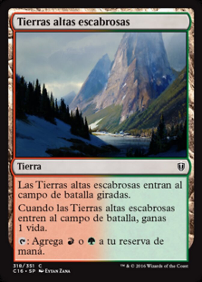 Tierras altas escabrosas