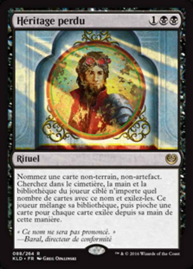 Héritage perdu