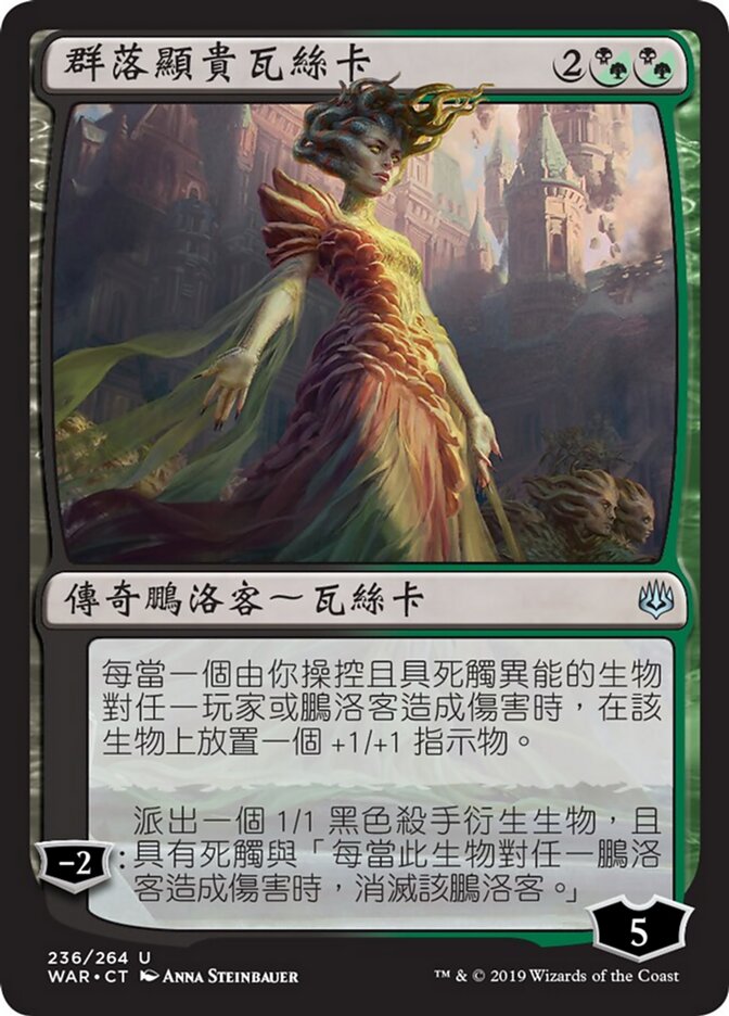 群落顯貴瓦絲卡