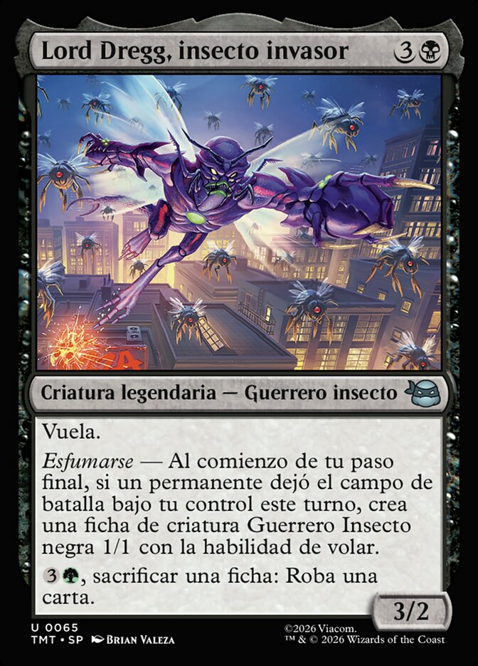 Lord Dregg, insecto invasor