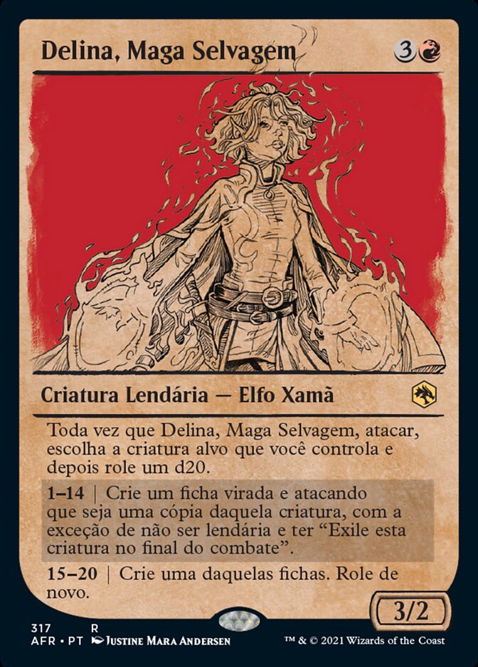 Delina, Maga Selvagem