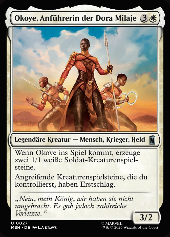 Okoye, Anführerin der Dora Milaje