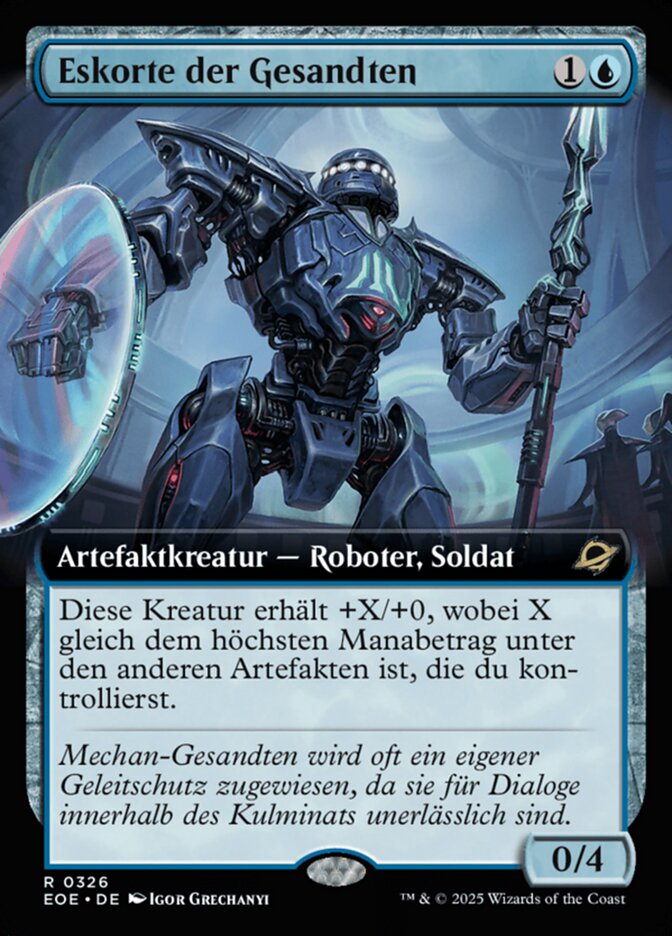 Eskorte der Gesandten