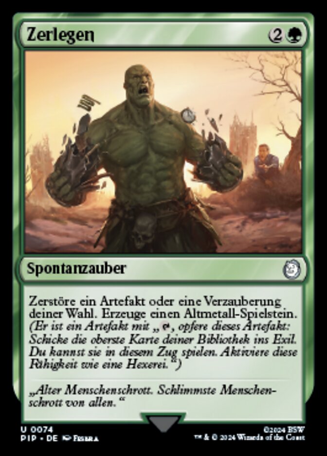 Zerlegen
