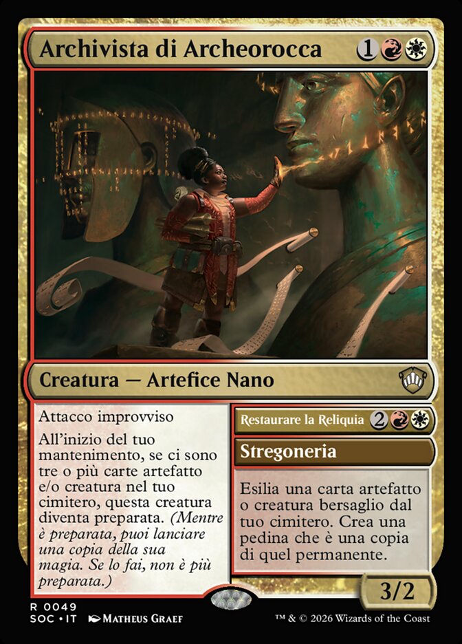 Lorehold Archivist // Restore Relic