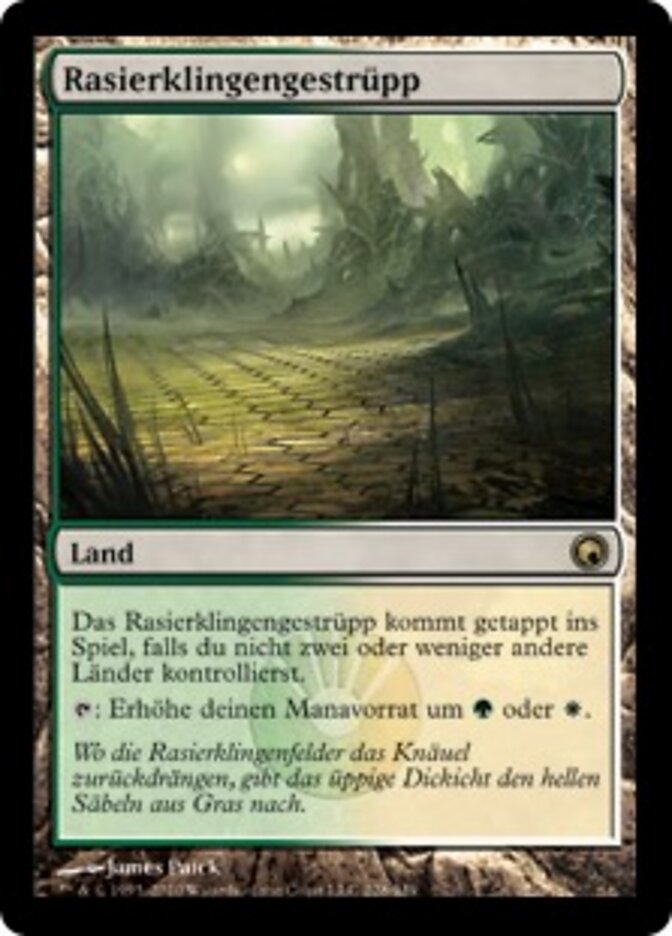 Rasierklingengestrüpp