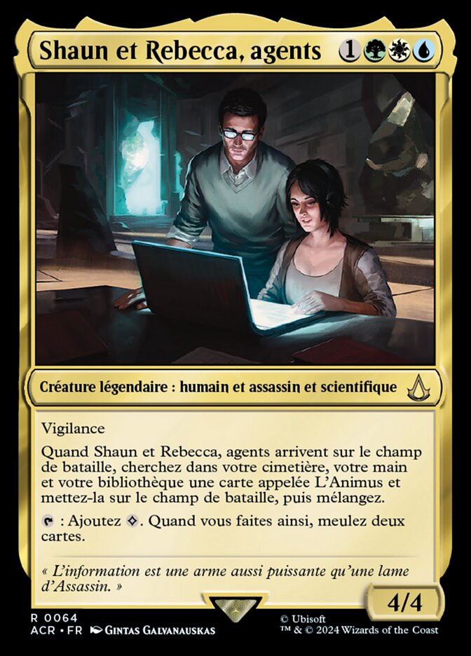 Shaun et Rebecca, agents