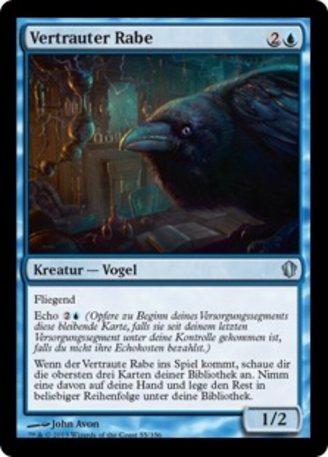Vertrauter Rabe