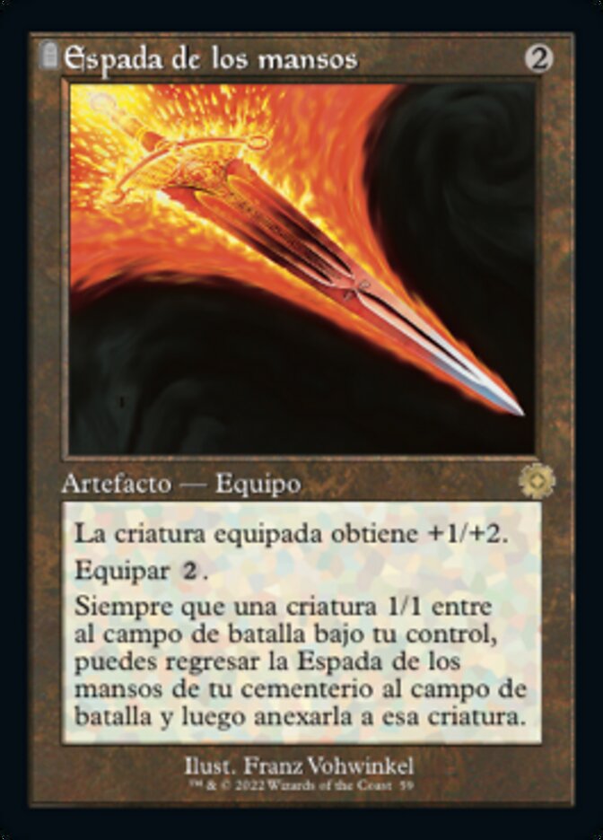 Espada de los mansos