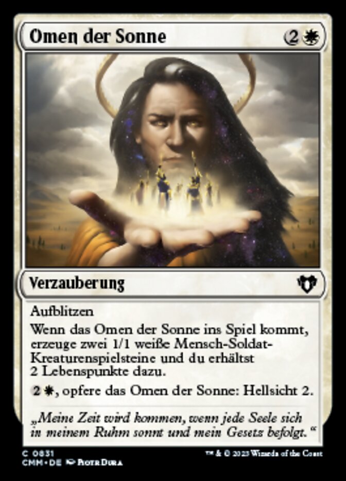 Omen der Sonne