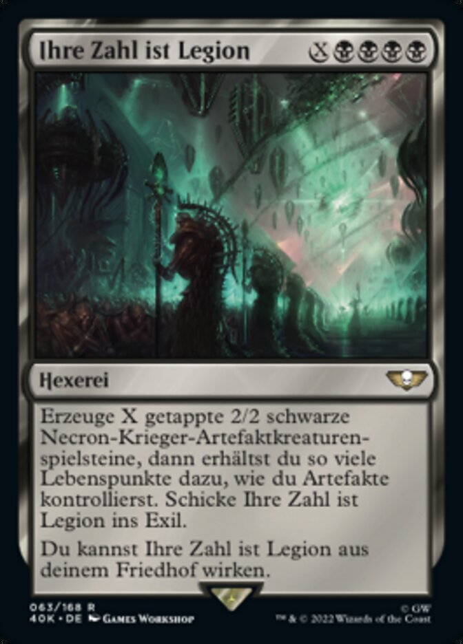 Ihre Zahl ist Legion