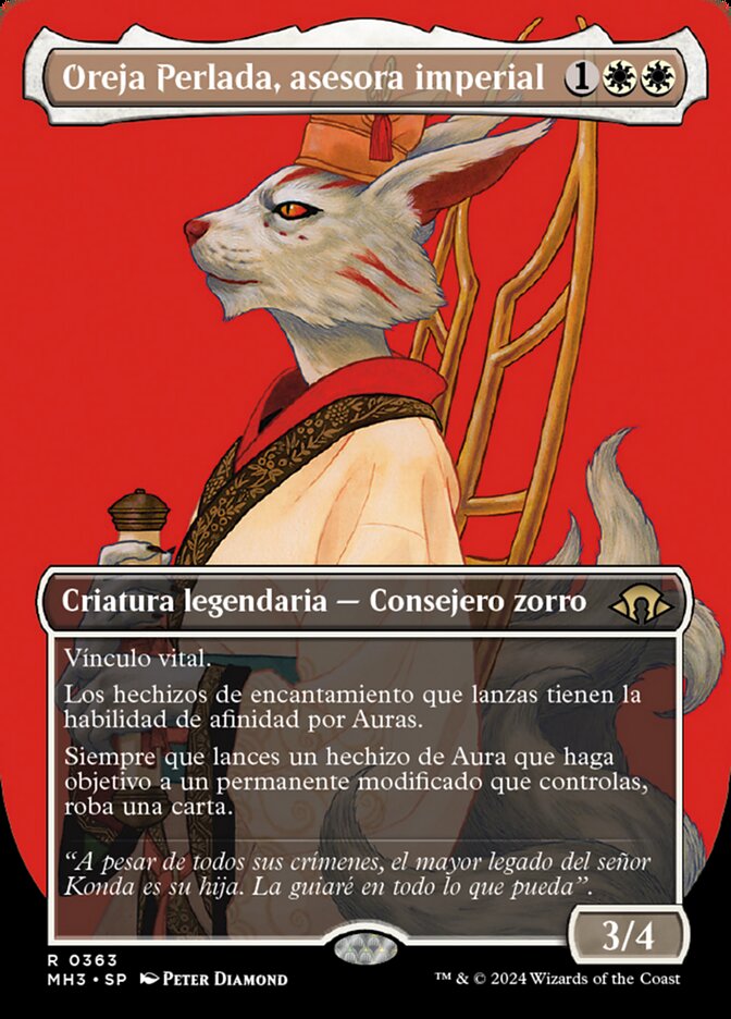 Oreja Perlada, asesora imperial