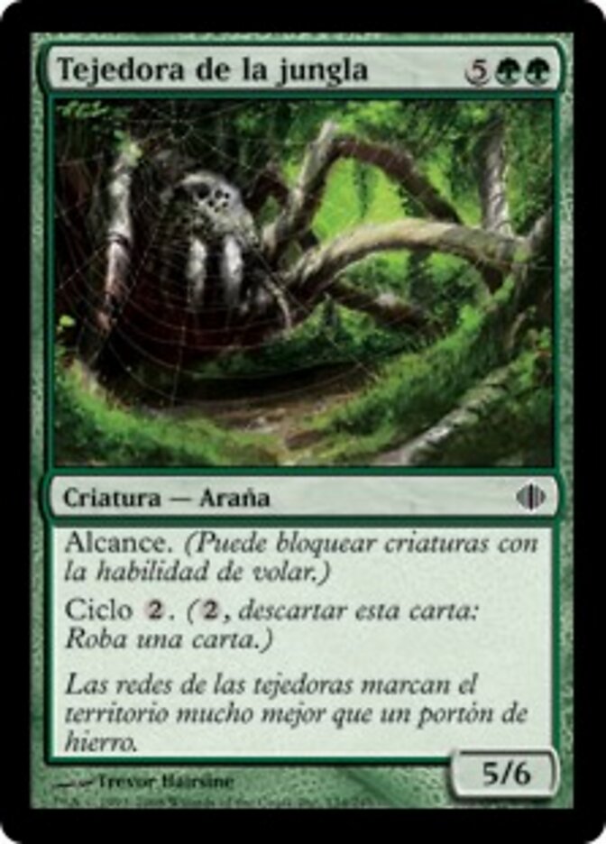 Tejedora de la jungla