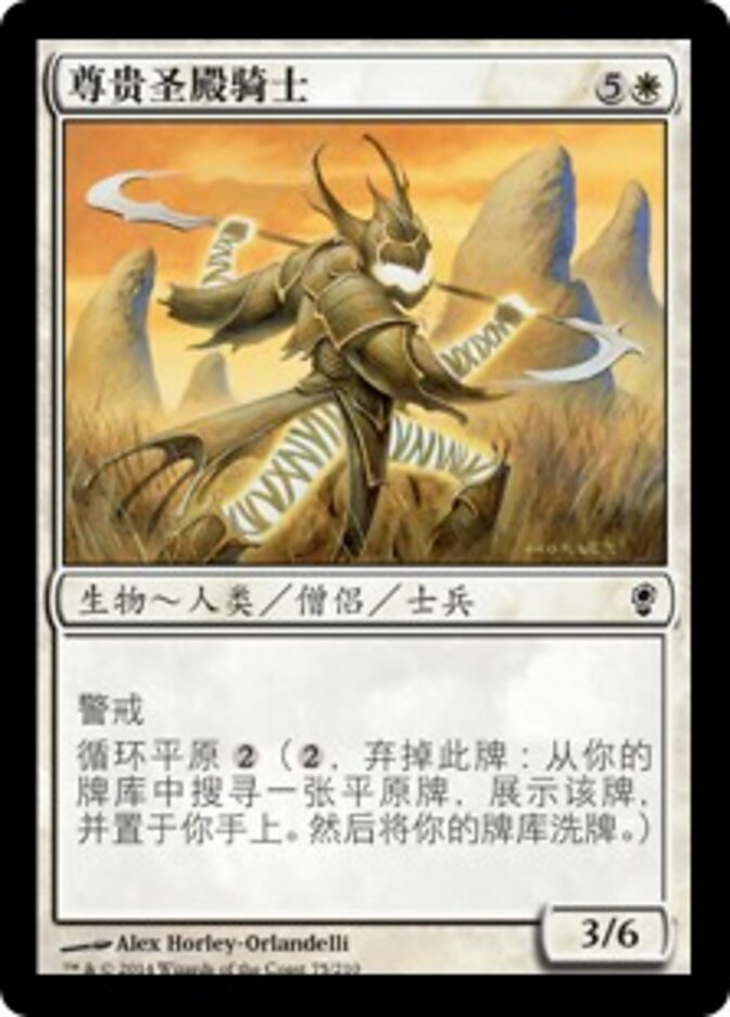 尊贵圣殿骑士