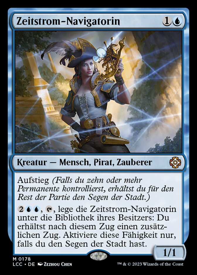 Zeitstrom-Navigatorin