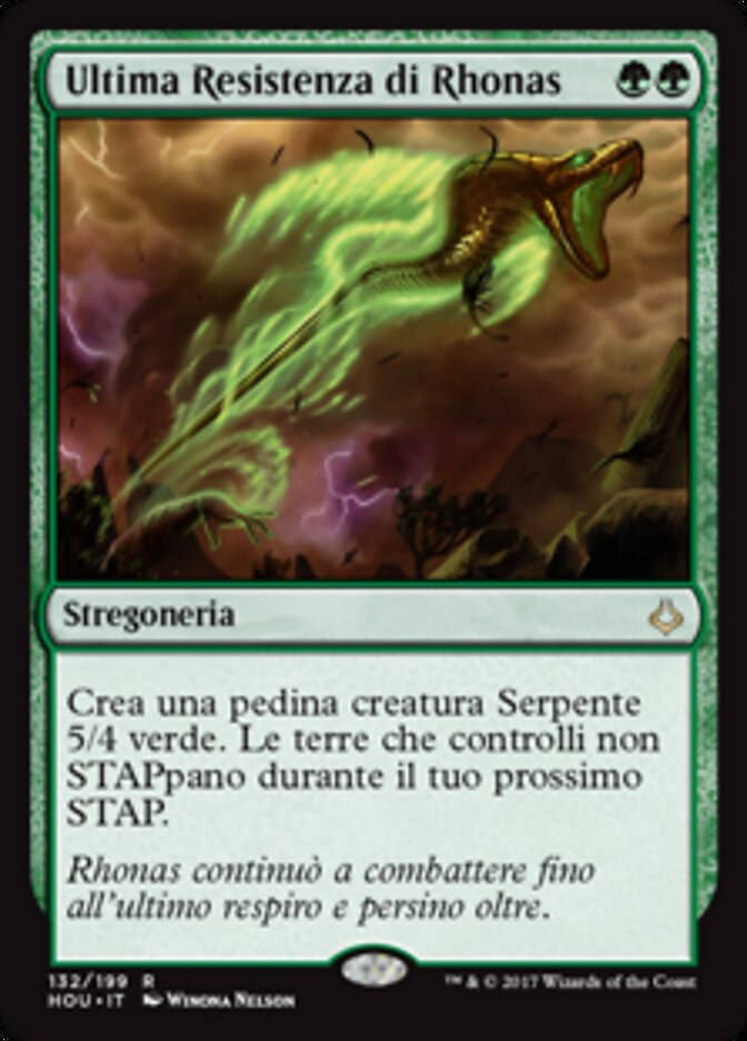 Ultima Resistenza di Rhonas