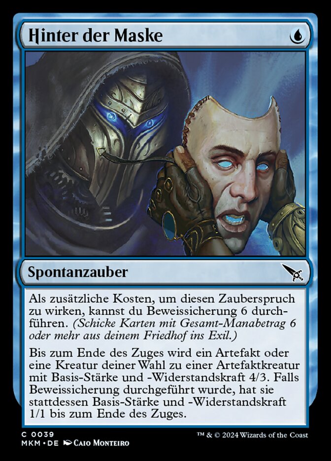 Hinter der Maske