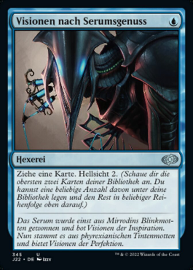 Visionen nach Serumsgenuss