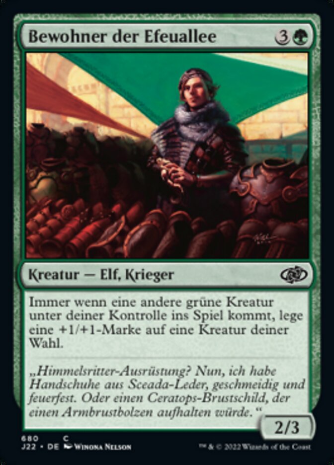 Bewohner der Efeuallee