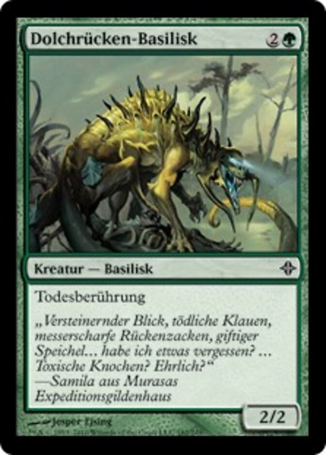 Dolchrücken-Basilisk