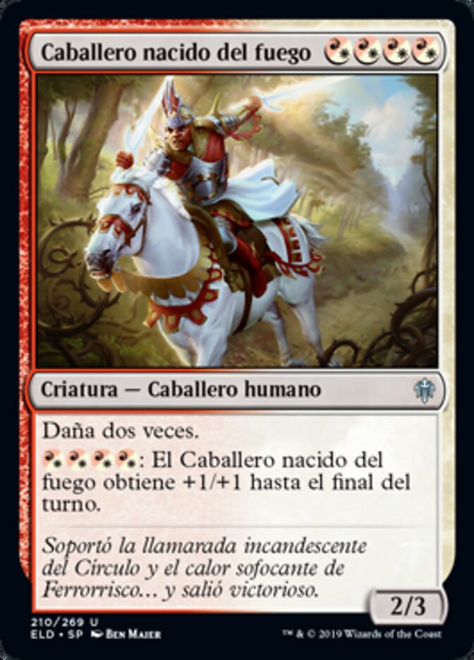 Caballero nacido del fuego