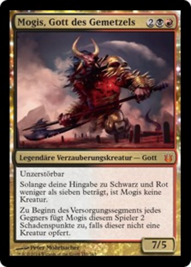 Mogis, Gott des Gemetzels