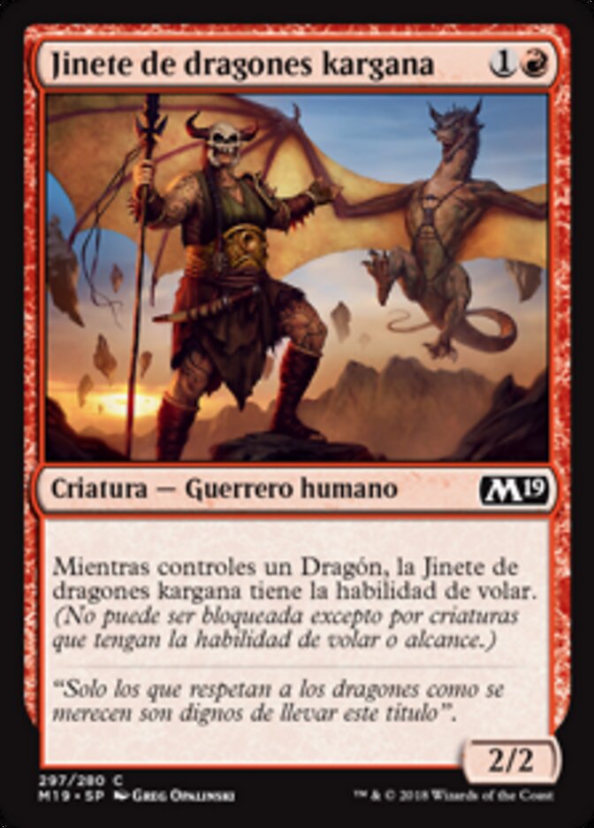 Jinete de dragones kargana