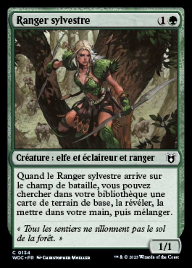 Ranger sylvestre