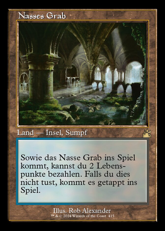 Nasses Grab