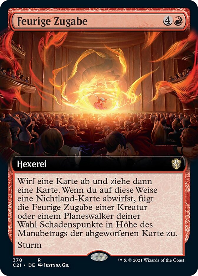 Feurige Zugabe