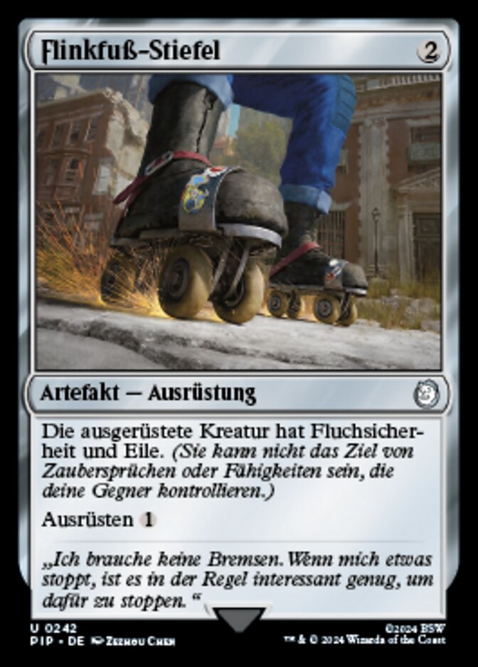 Flinkfuß-Stiefel