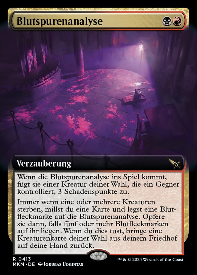 Blutspurenanalyse