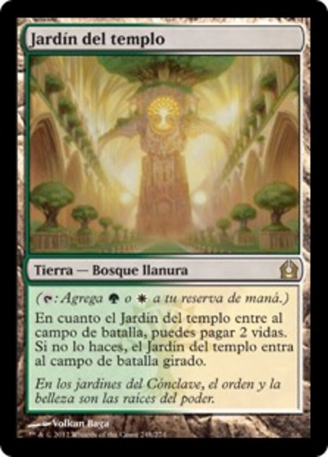 Jardín del templo