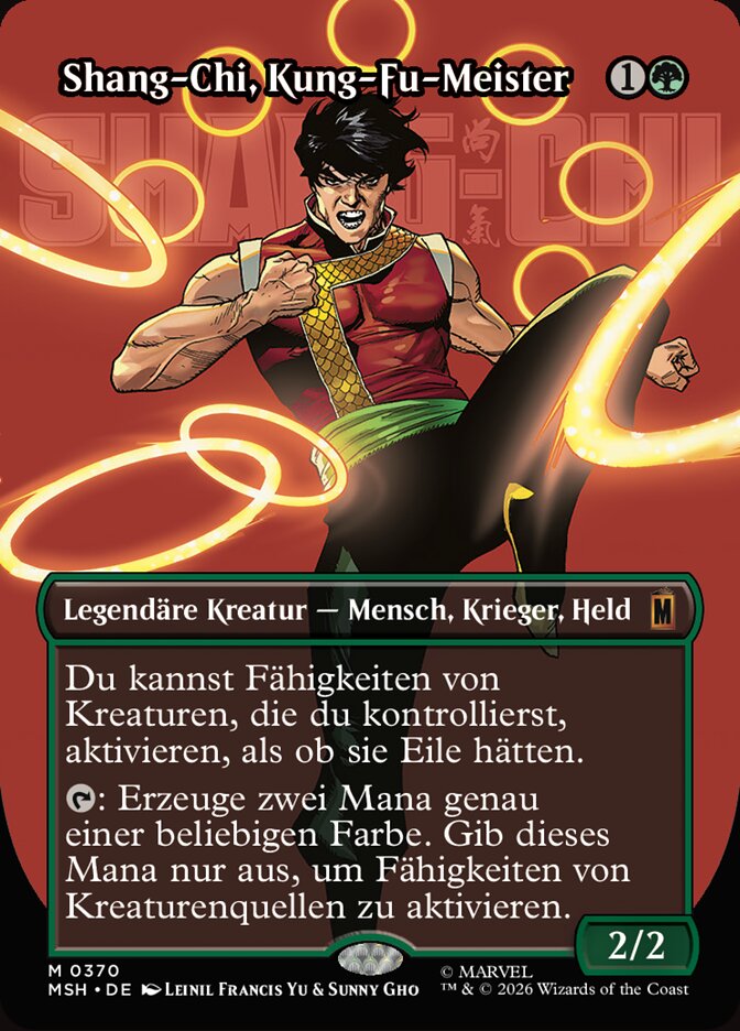 Shang-Chi, Kung-Fu-Meister