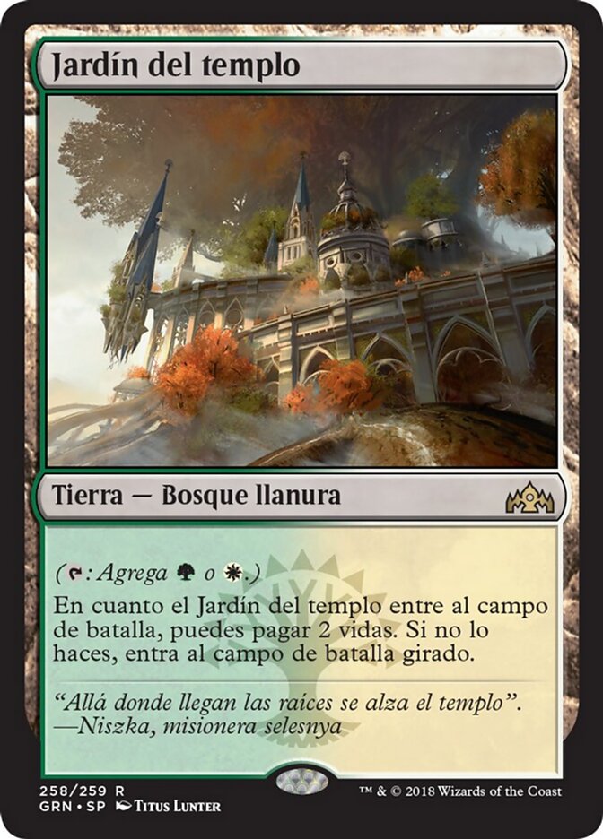 Jardín del templo