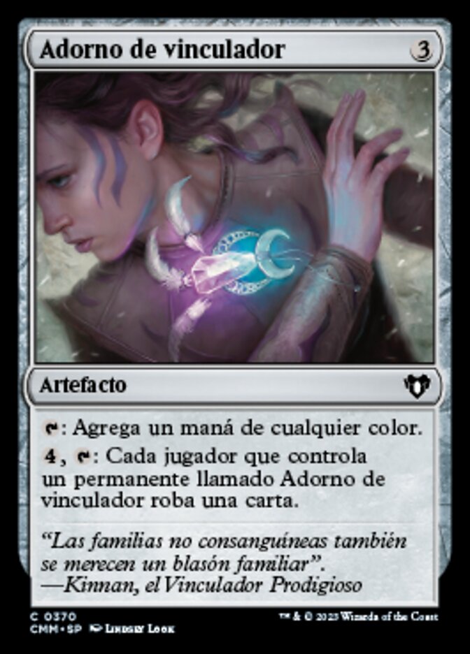 Adorno de vinculador