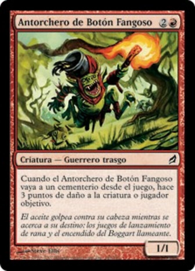 Antorchero de Botón Fangoso