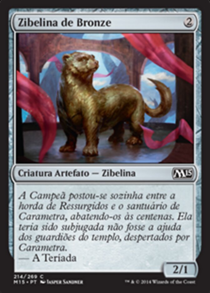 Zibelina de Bronze