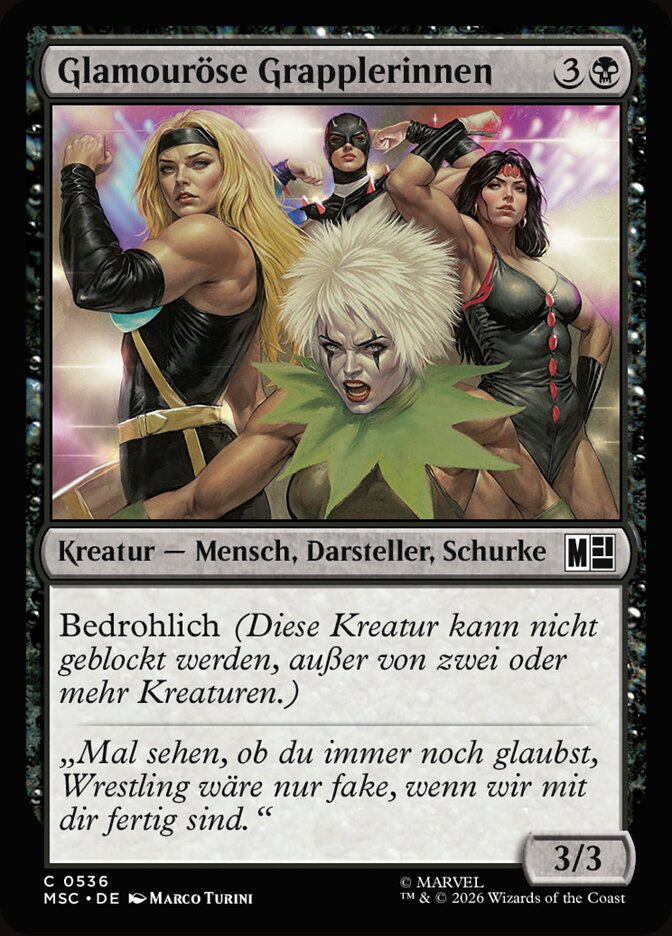 Glamouröse Grapplerinnen