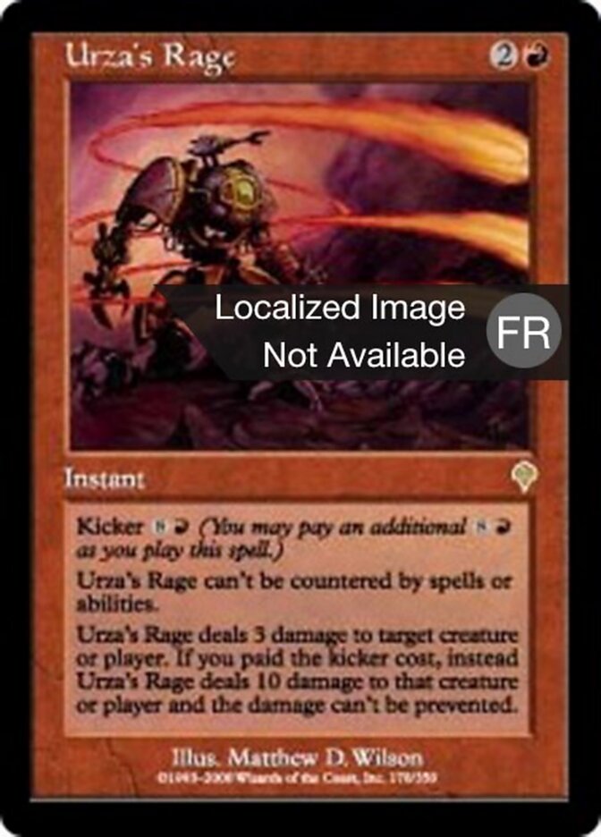 Rage selon Urza
