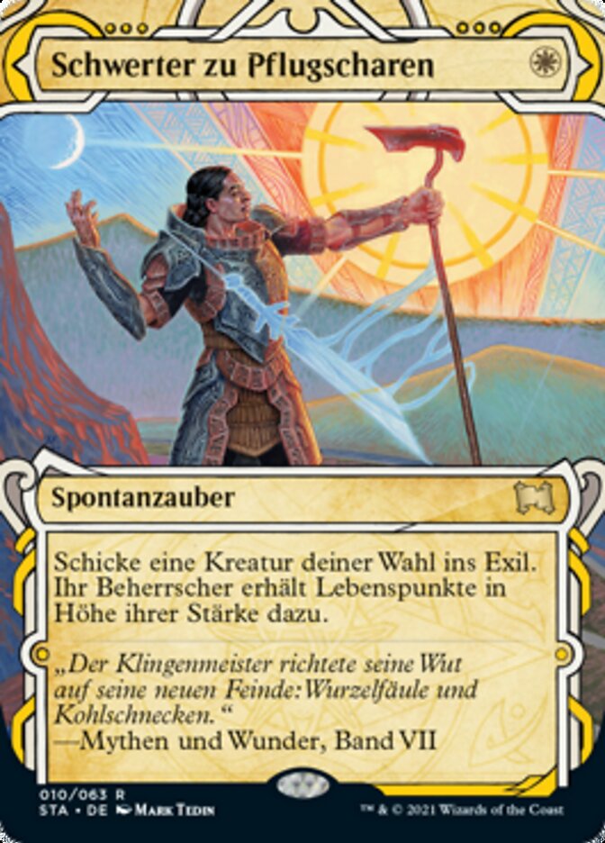 Schwerter zu Pflugscharen