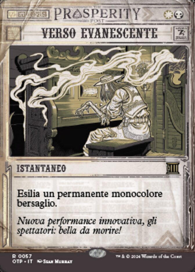 Verso Evanescente